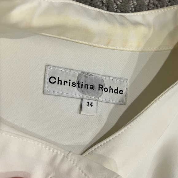 Christina Rohde girls white button down dress - Picture 4 of 4